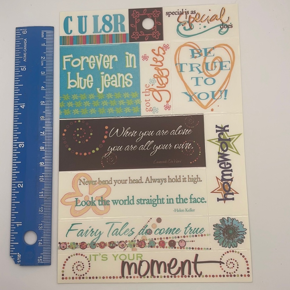 ⭐️ 10-4-10 Stickers - Loose Sheets - Phrases